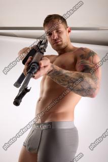 Piero Fighting Wiht Assault Rifle